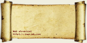 Jana Kamatović vizit kartica